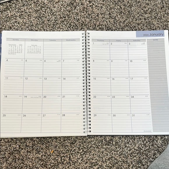At-A-Glance Gray Academic Calander Office Planner - Picture 6 of 8